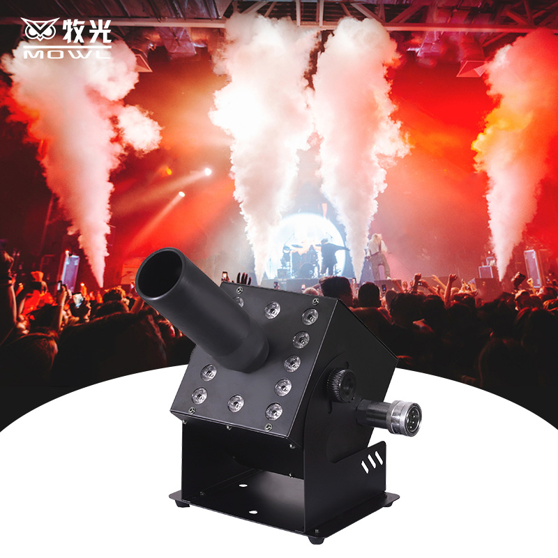 MACCHINA DEL FUMO VERTICALE FX FOG UP 1500W DMX CON LED